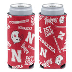 Wholesale-Nebraska Cornhuskers 12 oz Slim Can Cooler