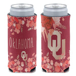 Wholesale-Oklahoma Sooners EUCALYPTUS 12 oz Slim Can Cooler