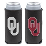 Wholesale-Oklahoma Sooners LOGOS 2 12 oz Slim Can Cooler