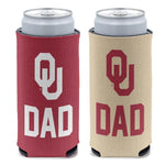 Wholesale-Oklahoma Sooners NAME DROP DAD 12 oz Slim Can Cooler