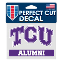 Wholesale-TCU Horned Frogs Perfect Cut Color Decal 4.5" x 5.75"