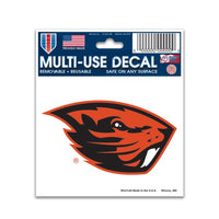 Wholesale-Oregon State Beavers Multi-Use Decal 3" x 4"