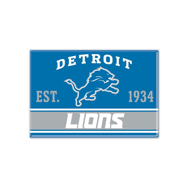 Detroit Lions Metal Magnet 2.5" x 3.5"