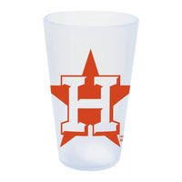 Houston Astros icicle 16 oz Silicone Pint Glass