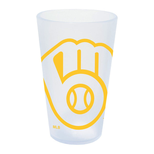 Milwaukee Brewers icicle 16 oz Silicone Pint Glass