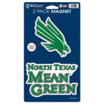 Wholesale-North Texas Mean Green 2 Pack Magnets 5" x 9"