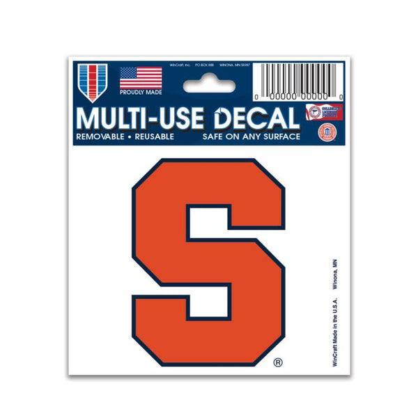 Wholesale-Syracuse Orange Multi-Use Decal 3" x 4"