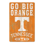 Tennessee Volunteers SLOGAN Wood Sign 11" x 17" 1/4" thick