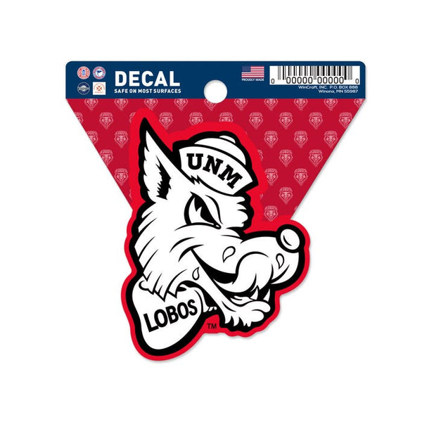 New Mexico Lobos / Vintage Collegiate Clean Cut Decal 3" x 4"