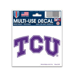 Wholesale-TCU Horned Frogs Multi-Use Decal 3" x 4"