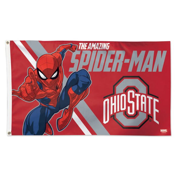 Wholesale-Ohio State Buckeyes / Marvel (c) 2021 MARVEL Flag - Deluxe 3' X 5'