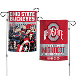 Wholesale-Ohio State Buckeyes / Marvel (c) 2021 MARVEL Garden Flags 2 sided 12.5" x 18"