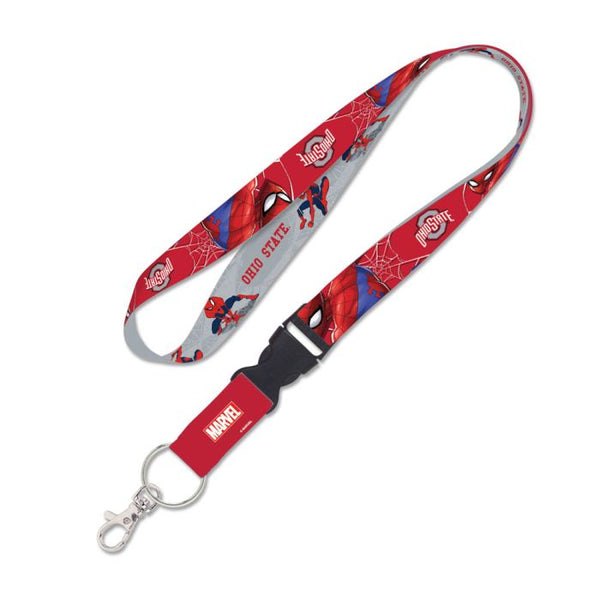 Wholesale-Ohio State Buckeyes / Marvel (c) 2021 MARVEL Lanyard w/detachable buckle 1"