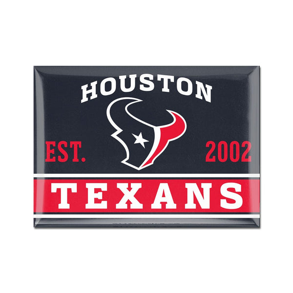 Houston Texans Metal Magnet 2.5" x 3.5"