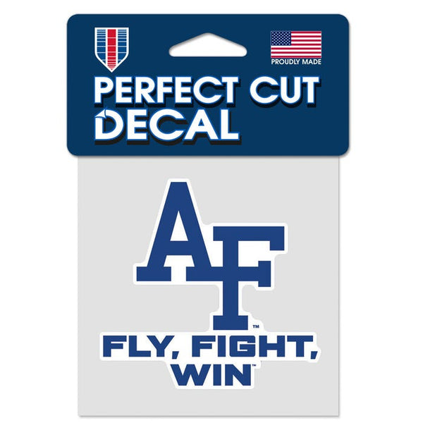Air Force Falcons SLOGAN Perfect Cut Color Decal 4" x 4"