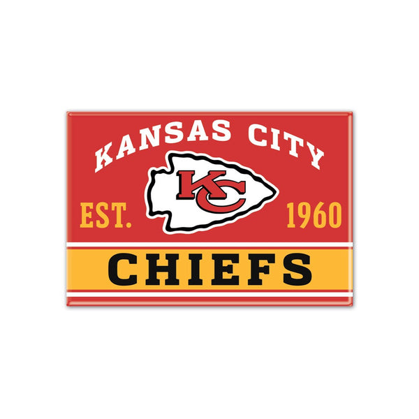 Kansas City Chiefs Metal Magnet 2.5" x 3.5"