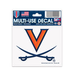 Wholesale-Virginia Cavaliers Multi-Use Decal 3" x 4"