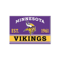 Minnesota Vikings Metal Magnet 2.5" x 3.5"