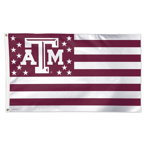 Texas A&M Aggies / Stars and Stripes NCAA Flag - Deluxe 3' X 5'