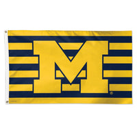 Michigan Wolverines / Stars and Stripes NCAA Flag - Deluxe 3' X 5'