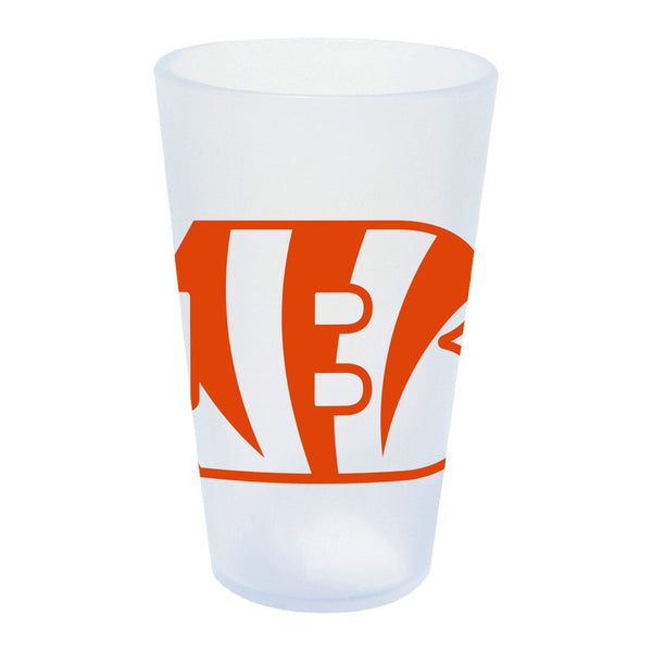 Cincinnati Bengals Icicle 16 oz Silicone Pint Glass