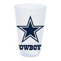 Dallas Cowboys Icicle 16 oz Silicone Pint Glass
