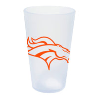 Denver Broncos Icicle 16 oz Silicone Pint Glass