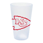 Kansas City Chiefs Icicle 16 oz Silicone Pint Glass