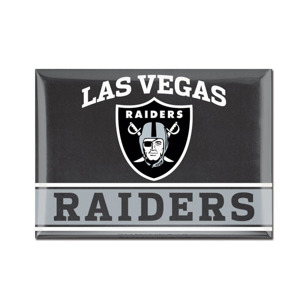 Las Vegas Raiders Metal Magnet 2.5" x 3.5"