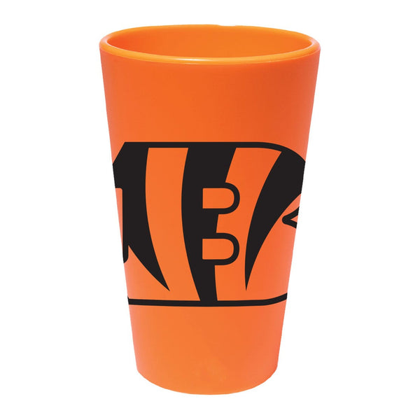Cincinnati Bengals Orange 16 oz Silicone Pint Glass