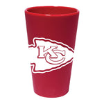 Kansas City Chiefs Red 16 oz Silicone Pint Glass