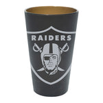Las Vegas Raiders Smoke 16 oz Silicone Pint Glass