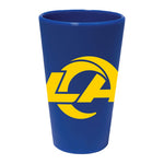 Los Angeles Rams Blue 16 oz Silicone Pint Glass