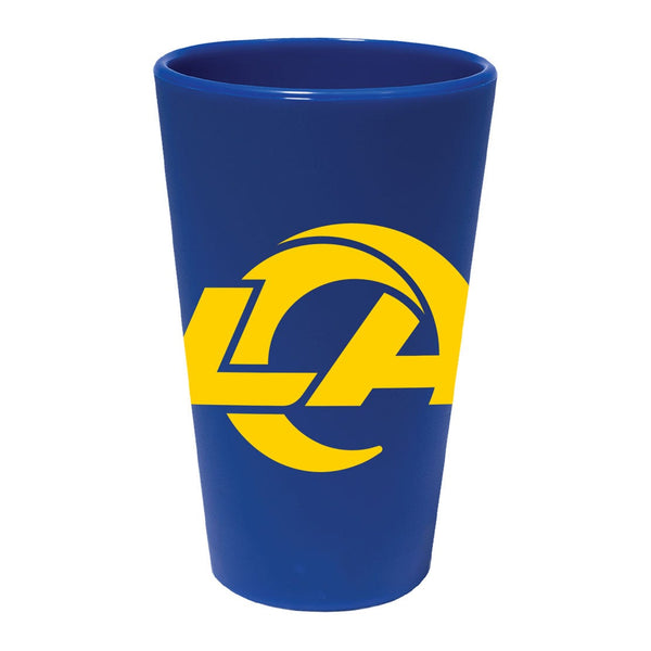Los Angeles Rams Blue 16 oz Silicone Pint Glass