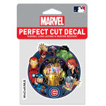 Chicago Cubs / Marvel (C) MARVEL 2021 Perfect Cut Color Decal 4" x 4"