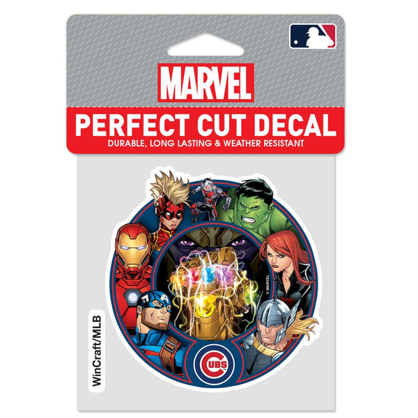 Chicago Cubs / Marvel (C) MARVEL 2021 Perfect Cut Color Decal 4" x 4"