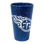 Tennessee Titans Blue Speckle 16 oz Silicone Pint Glass