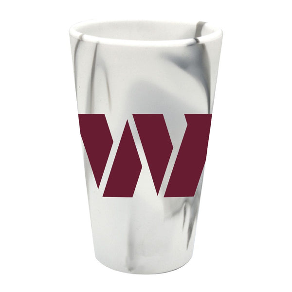 Washington Commanders Fashion 16 oz Silicone Pint Glass