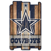 Dallas Cowboys Wood Fence Sign