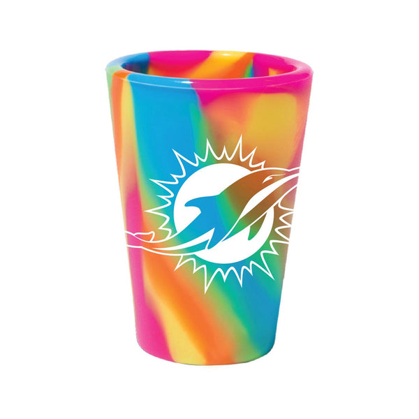 Miami Dolphins 1.5oz Silicone Shot Glass