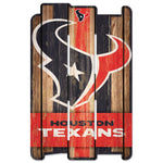 Houston Texans Wood Fence Sign