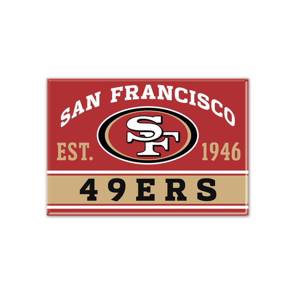 San Francisco 49ers Metal Magnet 2.5" x 3.5"