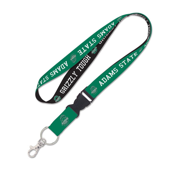 Adams State University Grizzlies Lanyard w/detachable buckle 1"
