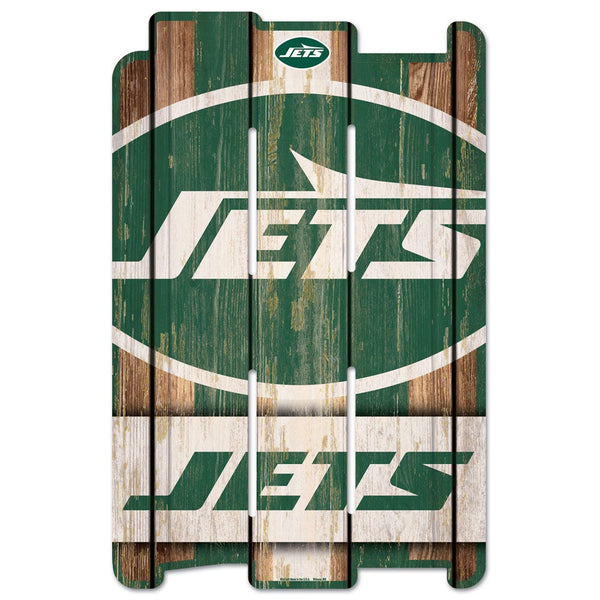 New York Jets Wood Fence Sign