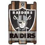 Las Vegas Raiders Wood Fence Sign