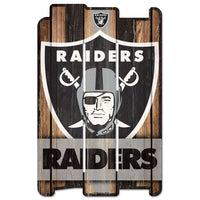 Las Vegas Raiders Wood Fence Sign