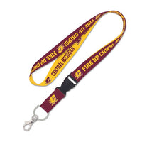 Wholesale-Central Michigan Chippewas Lanyard w/detachable buckle 1"