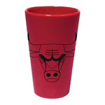 Chicago Bulls Color 16 oz Silicone Pint Glass