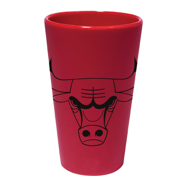 Chicago Bulls Color 16 oz Silicone Pint Glass