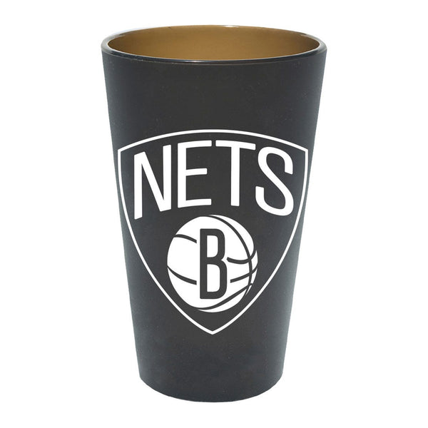 Brooklyn Nets Color 16 oz Silicone Pint Glass